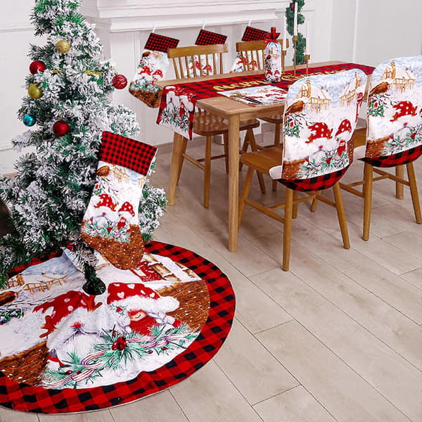 Juletrefotpynt Juletrepynt Stolovertrekk Navidad Nyttår Vinter Snø Ferie Gift bag