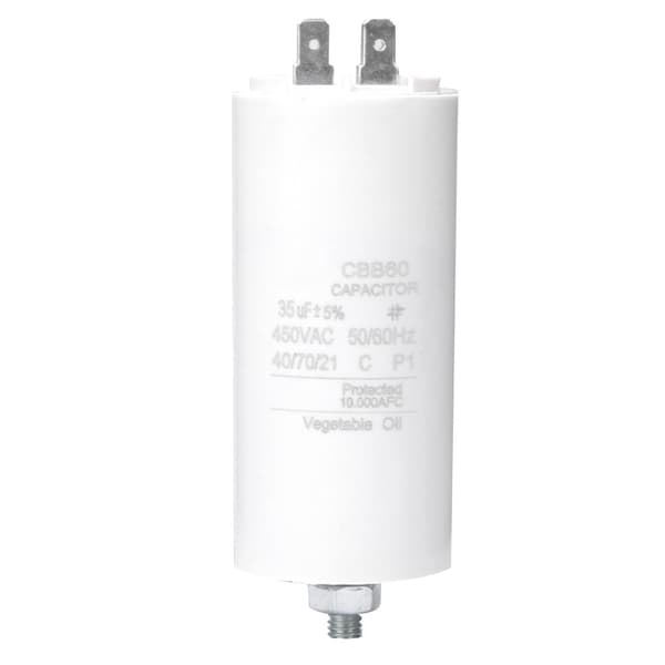 【2F】CBB60 450V 35uf Motor Start Run Kondensator med Skruemutter for Vaskemaskin