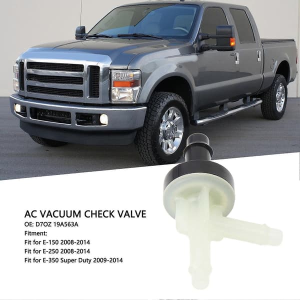 AC Vakuum Backventil D7OZ 19A563A Luftkonditionerings Vakuum Kontrollventil för E350 Super Duty 2009-2014