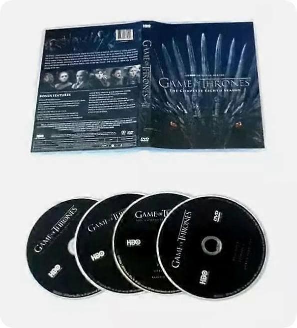 Game of Thrones: Kausi 8 (DVD) 4-levyn englanninkielinen versio