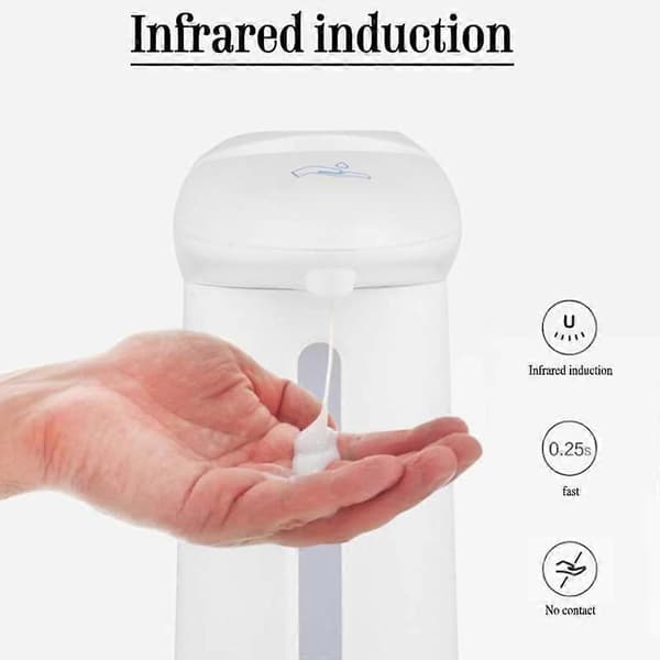 [2F]Gel Sæbedispenser Automatisk Med Sensor Infrarød PP Flaske Håndspritdispenser Berøringsfri Spritdispenser