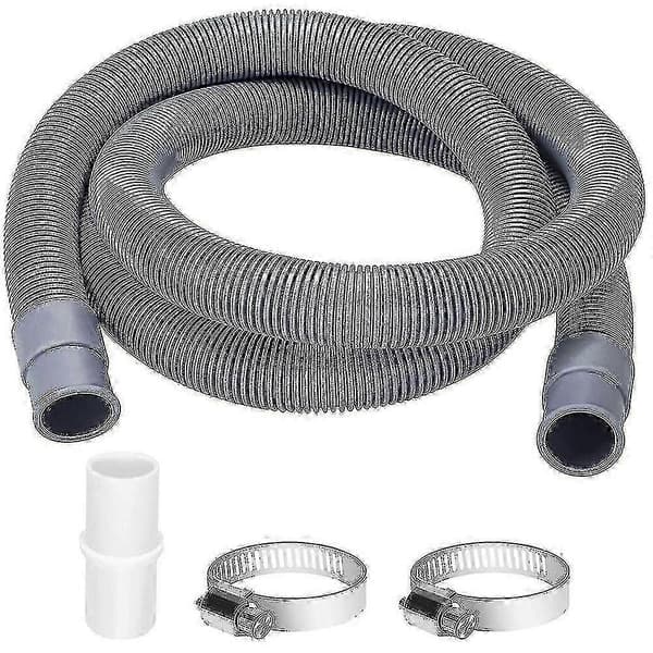 Afløbsslangeforlænger til vaskemaskiner, 2m afløbsslange universal vaskemaskineslange, afløbsslange D