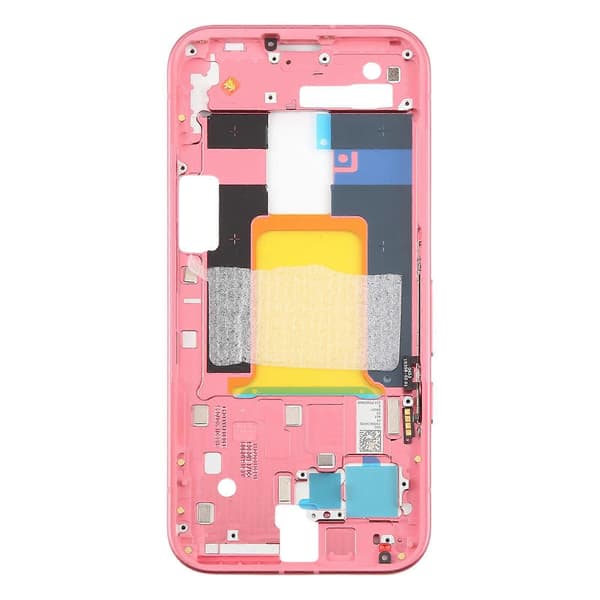 (Ny) For Google Pixel 9a KOMPATIBEL Midtrammeinnfatning Pink