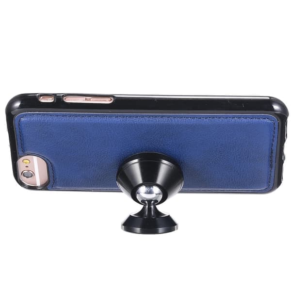 iPhone 6/7/8/SE (2020/2022) - 2-i-1 Magnetiskt/Plånboksfodral Da DarkBlue M\u00f6rk Bl\u00e5