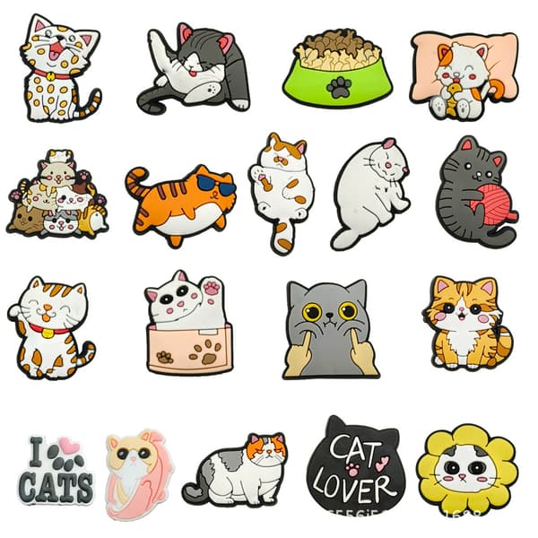 [2F]18 stk. Crocs pins - Til Crocs - Crocs charms - Crocs dekoration