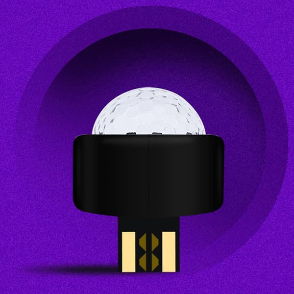 Mini Rhythm Light LED Fargerik Gratis Kabling RGB Bil Hjem Interiørdekorasjon