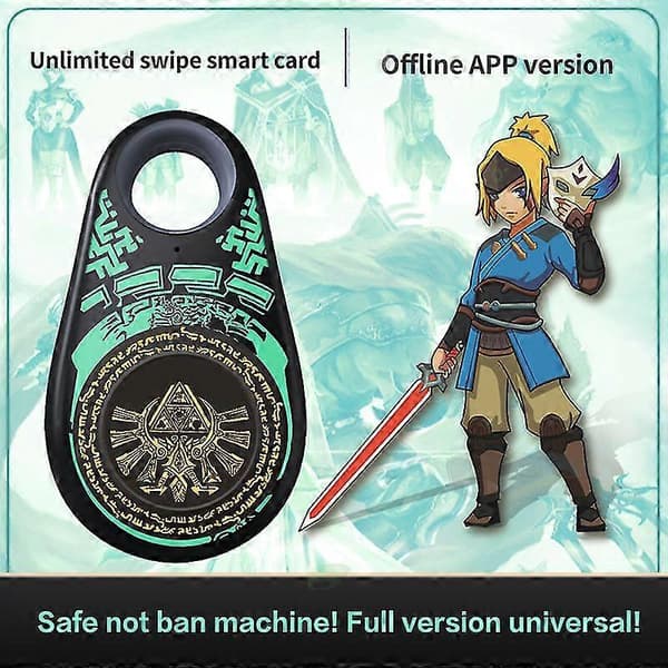 Ubegrænset Amiibo Link Bluetooth-nøgle App Understøttet Til Zelda Splatoon 3—2f Green