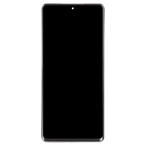 (Ny) För Honor Magic5 Lite KOMPATIBEL LCD-skärm Digitizer Komplett Enhet med Ram Silver