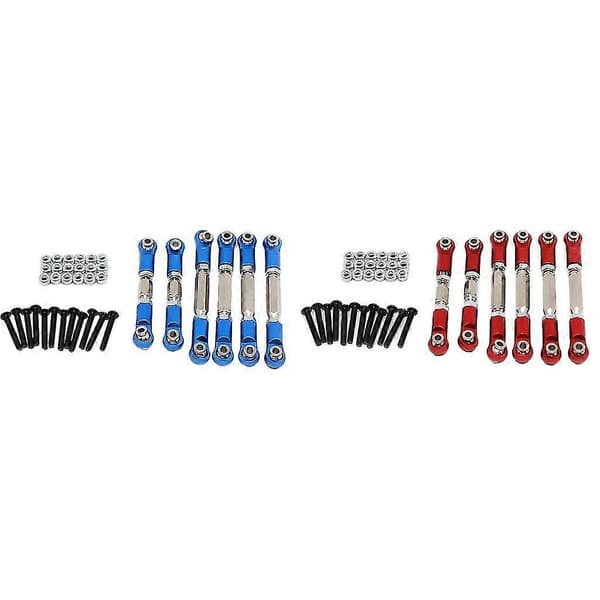 6-pack styrstag passar ARRMA BIG ROCK GRANITE Buggy reservdelar som beskrivet Röd