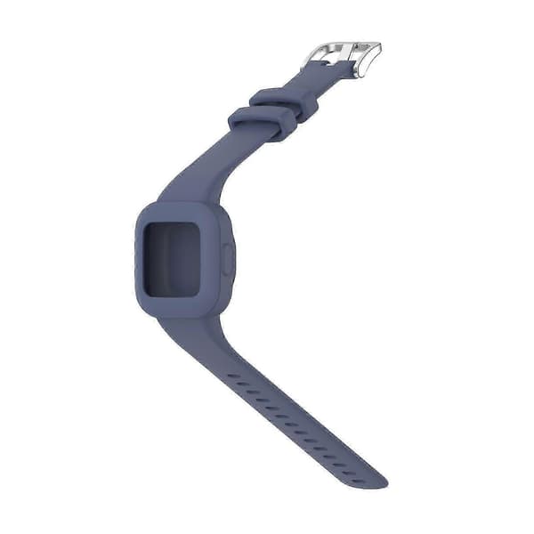 Erstatningssilikonerem til Garmin Vivofit JR3 - Sikker pasform til aktive børn Blue Grey