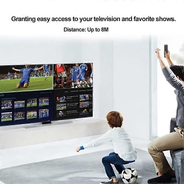 【Ny】 Erstatningsfjernkontroll for Samsung LED Smart TV AA59-00786A Black