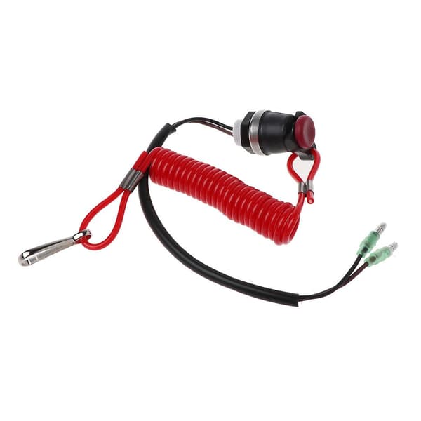 Båt Motorcykel Kill Stop Switch Säkerhetslina för Yachtmotor
