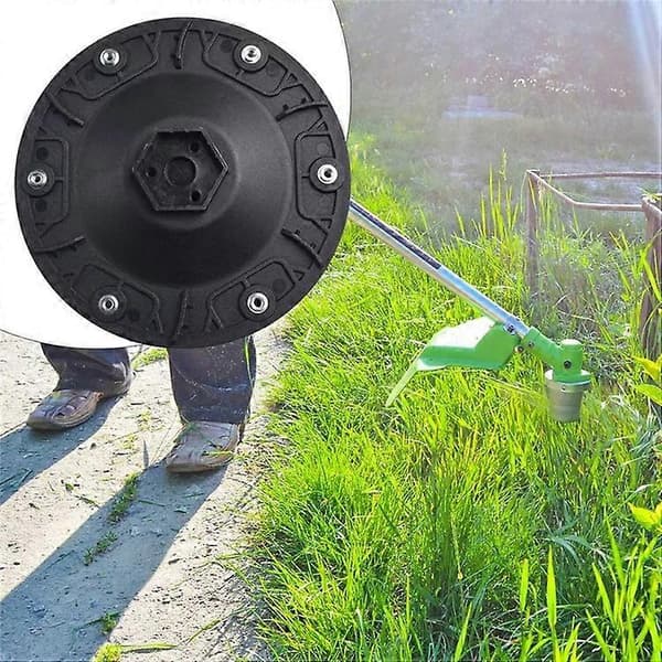 [2F]RSD-01-1 Kompatibel med WORX / Landxcape / Kress / Einhell Gressklipper ABS 6-blads Kuttehode Dreieskive MultiColor