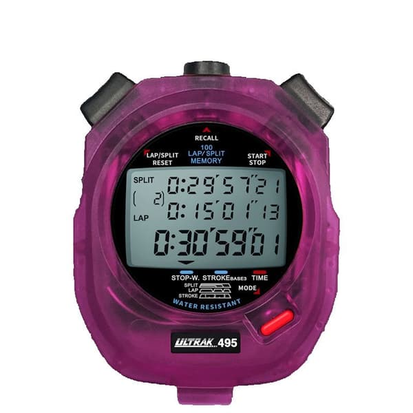 Ultrak 495-100 Dubbel Split Minnes Stoppur - Gul Purple