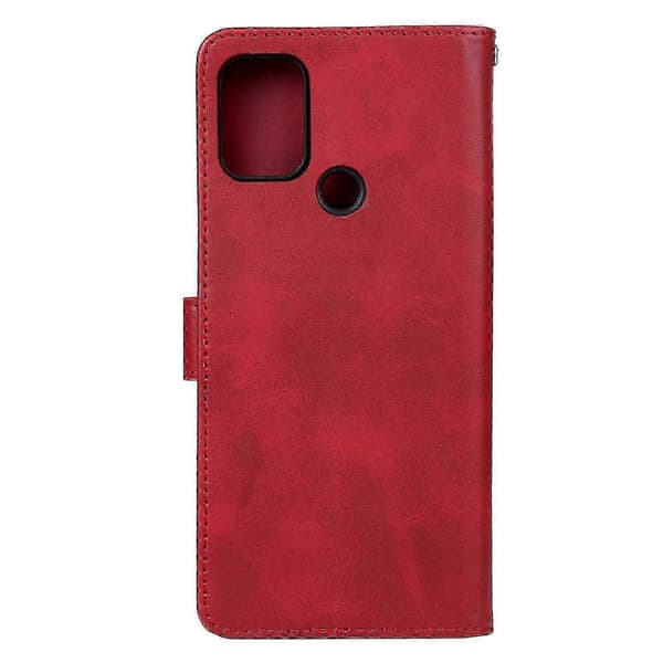 Wiko View 5 Läderfodral | Premium Skyddsfodral för Wiko View 5 Smartphone Red