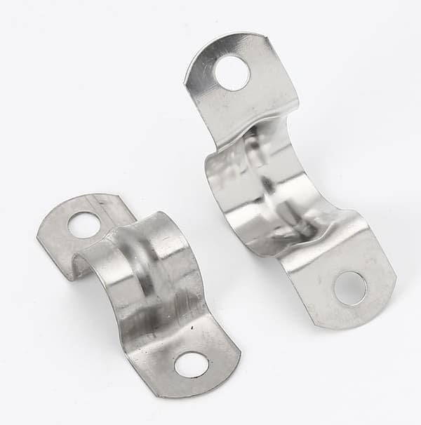 [2F]10 STK 8mm U-formet klemme, 304 rustfritt stål salgsklemme rørklemme U-klips (M8)