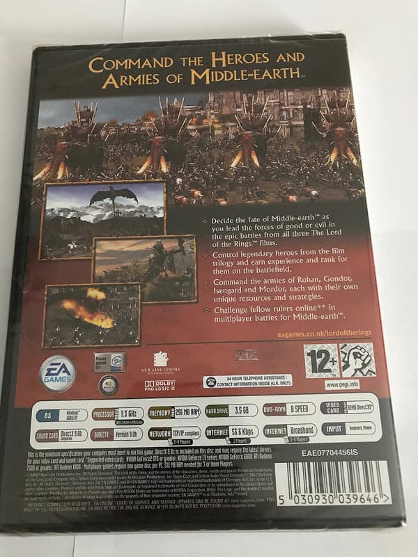 Ringenes Herre: Kampen om Midgard (PC DVD) CD-skiva för PC CD-skiva för PC