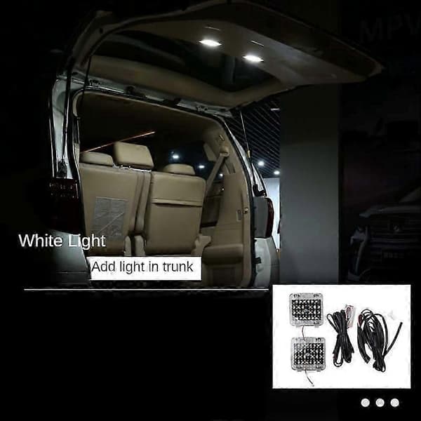 Bil bakre bagasjeromslampe atmosfærelys for Alphard Vellfire