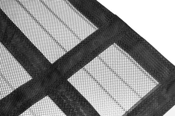 Insektnetdør 100x220 Insektbeskyttelse Magnetisk Myggenet - Perfet sort-max black