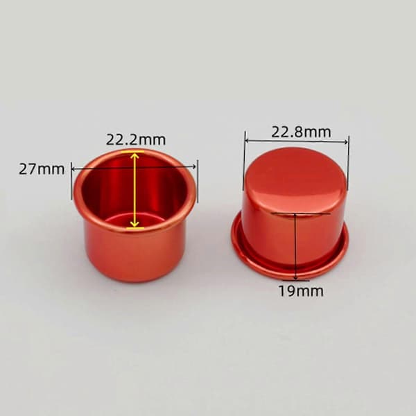 hg 20 stk. metall lysestake bord lyskopp til Thanksgiving peismiddag sølv [2F] Red