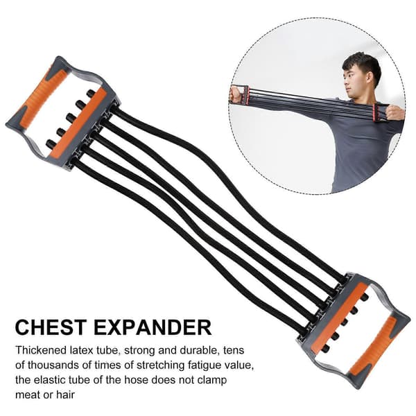 Elastiske ekspanderbånd for muskeltrening med justerbar 5