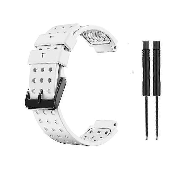 Silikone armbånd til Garmin Approach S20 erstatningsrem White