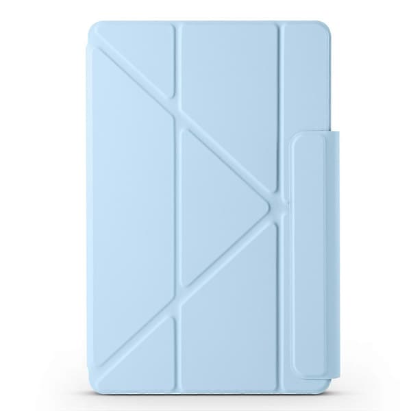 Fast spenne magnetisk deformasjon lær nettbrettveske for Honor MagicPad 2 12.3 Ice Blue