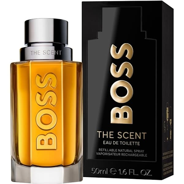 Hugo Boss The Scent EDT 50ml – Parfume til mænd, elegant & langvarig duft, sort flaske