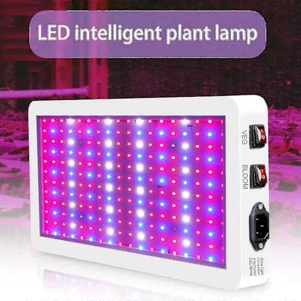 【2F】1000W 216 Full Spectrum LED Vekstlys for Innendørs Bruk