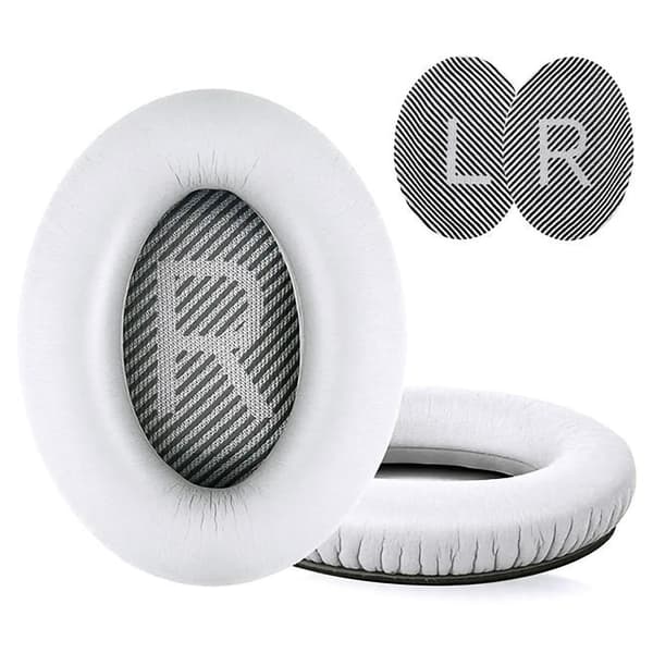 [2F]Øreputer kompatible med Bose QuietComfort - QC35/QC25/QC15/AE2 35 Vit