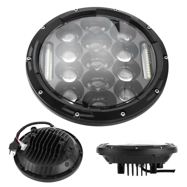 7 Tommer 75W LED Hovedlykt 6500K Høy Effektivitet For Jeep Wrangler