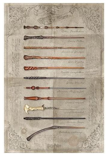 【2F】Harry Potter Plakat Besværgelser 161
