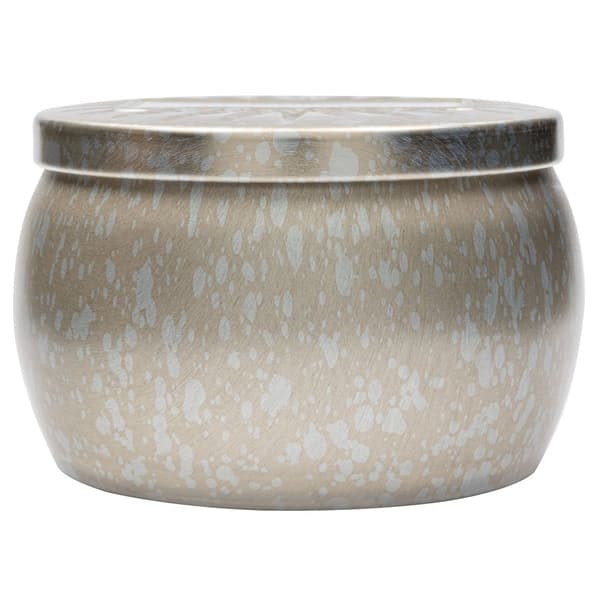 【2F】Voluspa Decorative Tin Candle Blonde Tabac 127g Silver silver