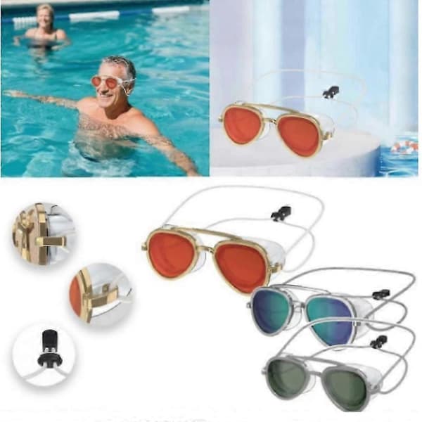 Sunny Unisex-uimalasit – Huurtumattomat, UV-suoja – 3 väriä 2025 Blue