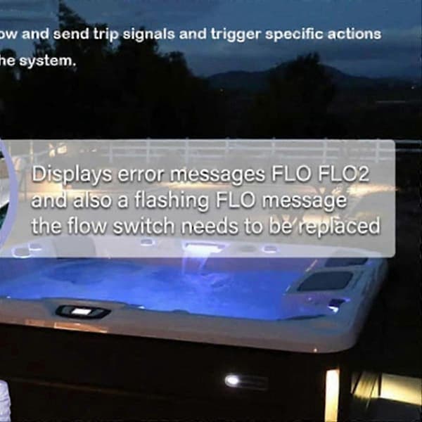 2560-040 Flödesbrytare Delkit kompatibelt med & Bubbelpool BlueBlack