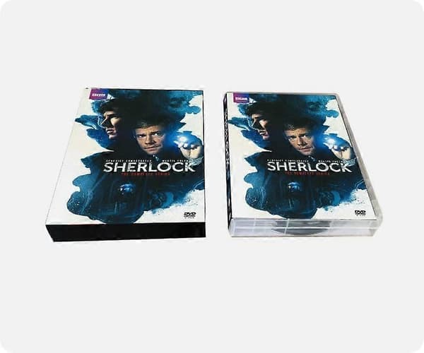 Sherlock: The Complete Series 1-4 + Abominable Bride (DVD, 2017, 9-disc sæt) engelsk version