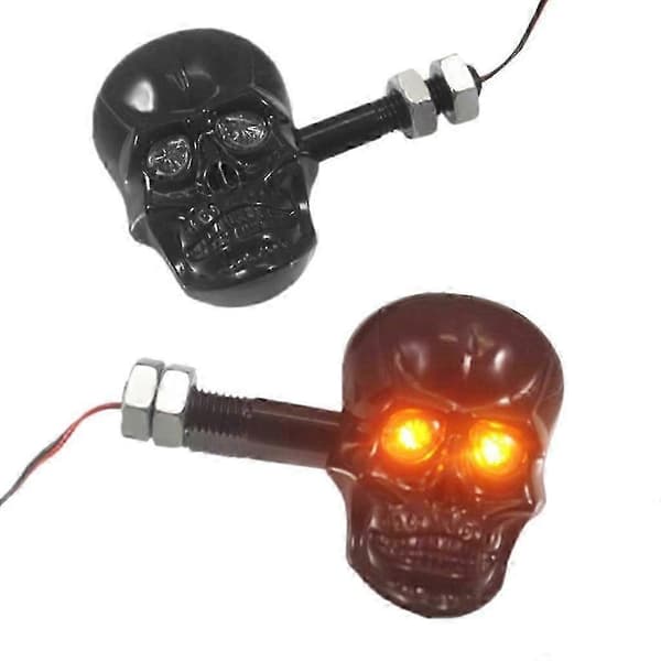 Universelle LED Motorcykel Blinklys - ECE Certificeret, Vandtætte, Plug & Play Blinklys Silver