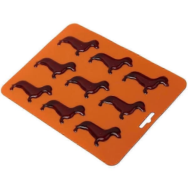 Silikon Dachshund Valp Formet Isbit Sjokolade Kjeks Form DIY Hjem Isbrett, Silikonform, Bro Brown