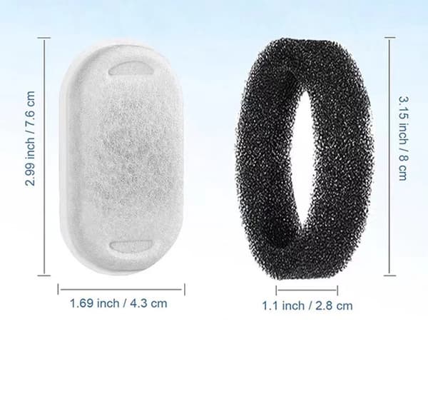 Filter Kattfontän 10+10 Delar Dricksfontänfilter Filter Vattenfontän Kattfilter Dricksfontän Katt Påfyllning Dricksfontänfilter