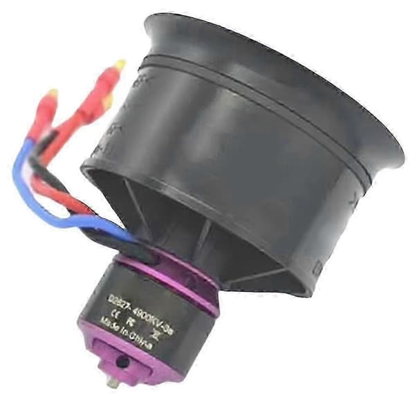 [2F]50mm EDF med 11 blad fläkt för RC jetflygplan Svart & rosa