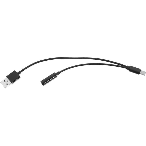 USB-C til dobbel 3,5 mm hodetelefonadapterkabel for telefon