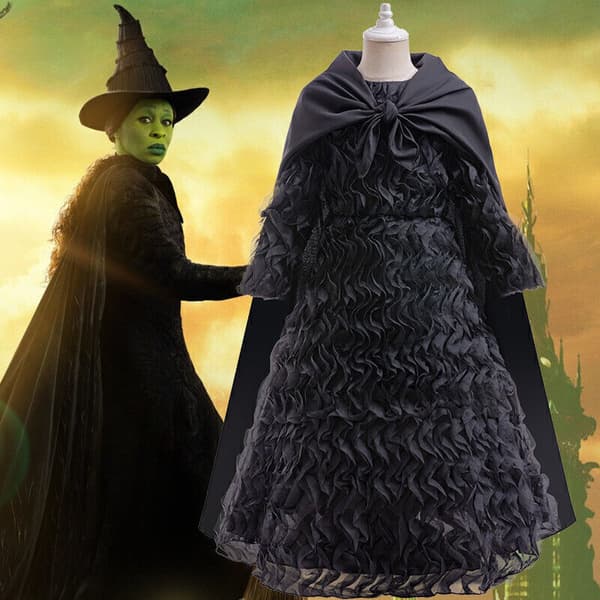 Ond Elphaba Heksekostume Kappe Cosplay Maskeradefest Outfit Karneval Only Hat