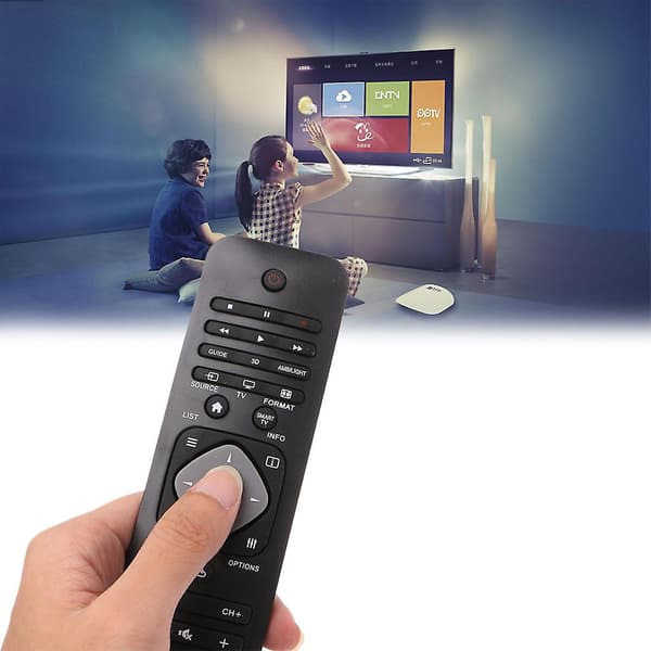 Fjernkontroll for LCD LED 3D for Smart TV Svart