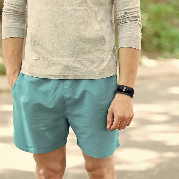 Klockarmband för Fitbit Charge 3/4 TPE Mjukt Armband Klockarmband Eep purple