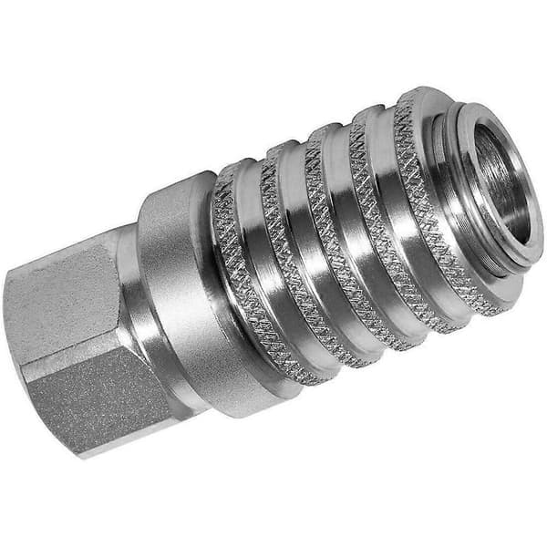 PD242-sarjan PD-teräksinen hydraulinen testiliitäntä ja diagnostiikkalaitteiden pikaliitin sisäisellä putkikierteellä Silver