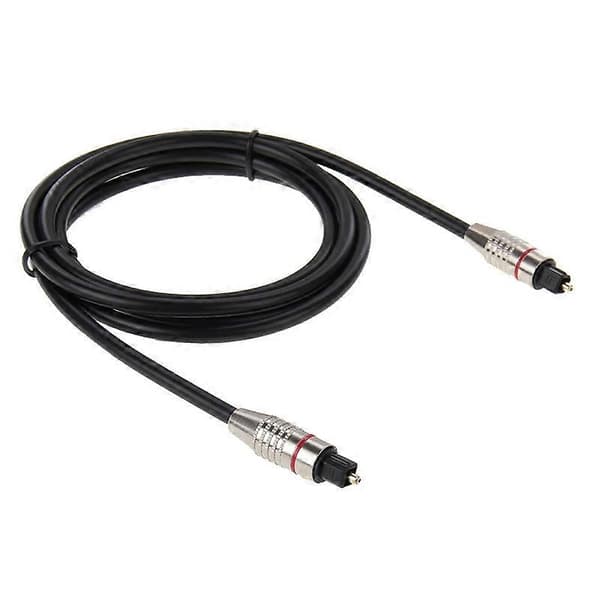 Digital lyd optisk fiberkabel Toslink M til M, OD: 5.0mm, lengde: 1.5m Not Specified