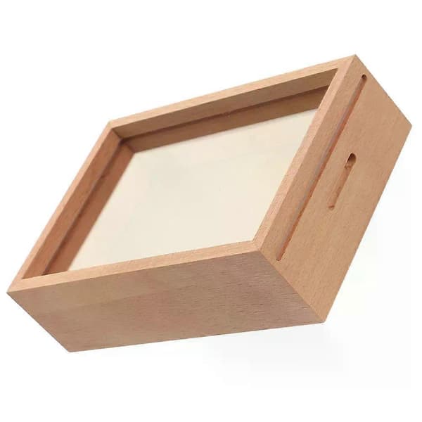 [2F] Pengar Sparande Box Bildram Multifunktionell Myntbank Fotodisplayram
