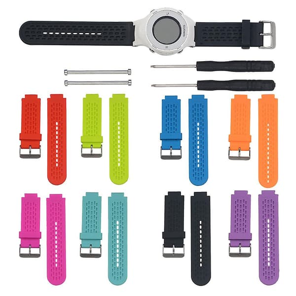 Silikonarmband för Approach S2/S4 GPS Golfklocka/Vivoactive Red S2 S4