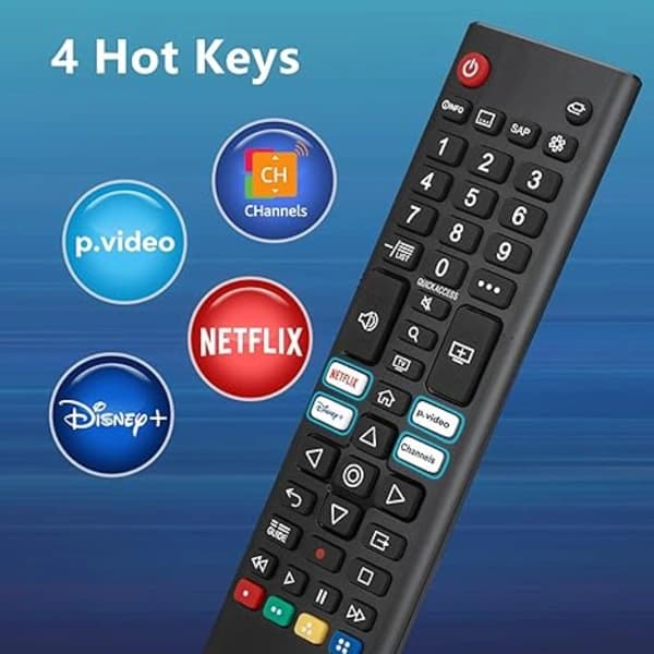 [2F]Universella ersättningsfjärrkontroller för LG Smart TV (2-pack)