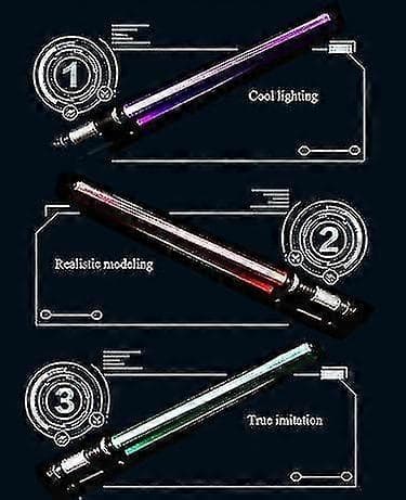 [2F]Lasersvärd Dubbelsvärd Katana Present till Pojke - Perfekt